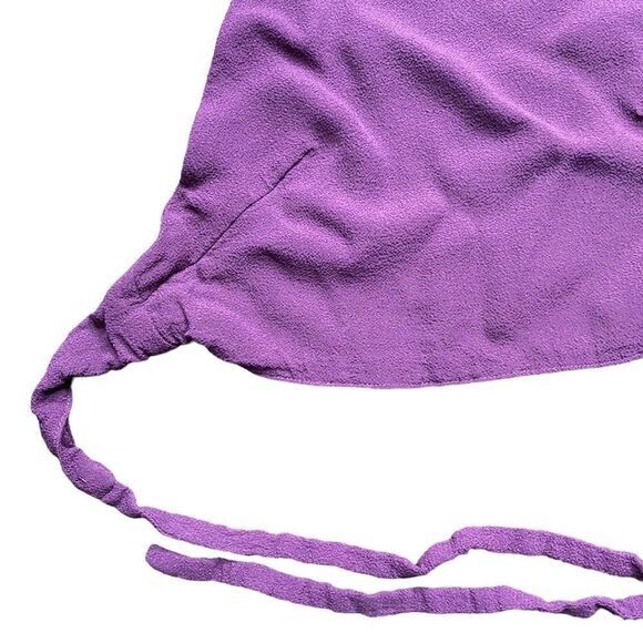 TOBI Maroon cropped Halter Top size Small - Picture 2 of 5